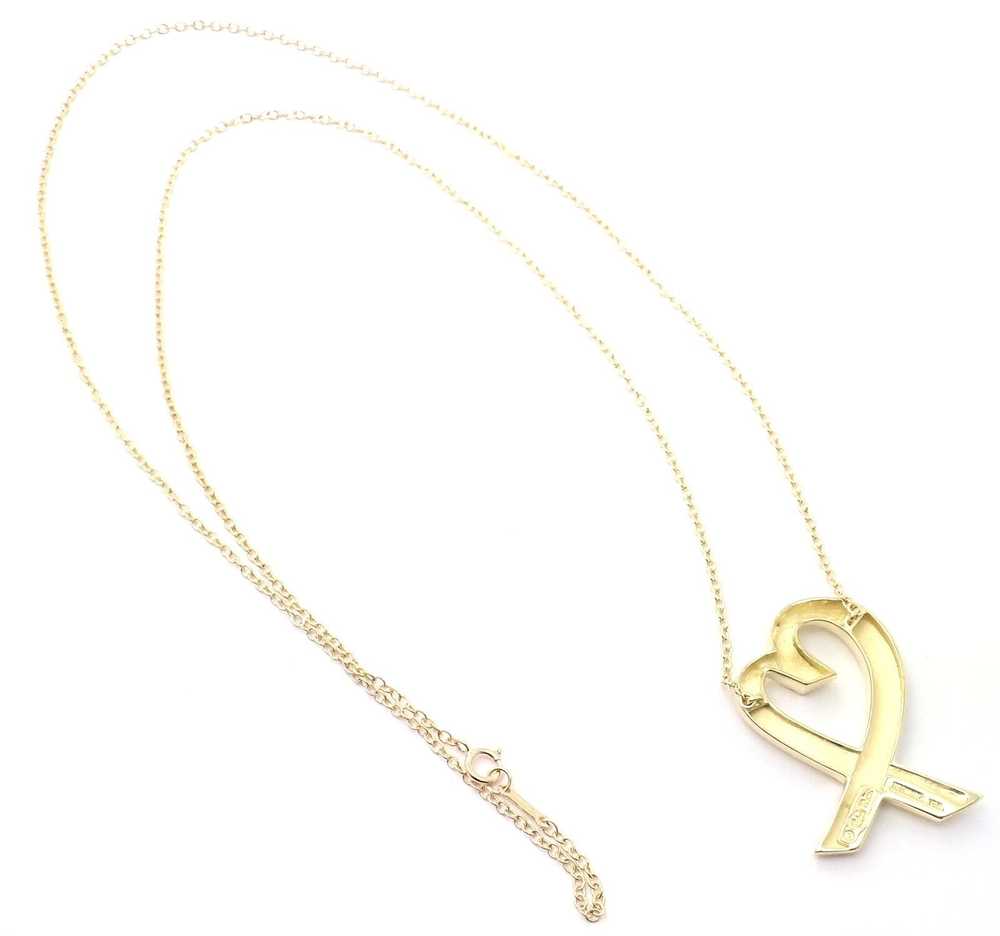 Tiffany & Co. Picasso 18k Yellow Gold Large Heart… - image 9