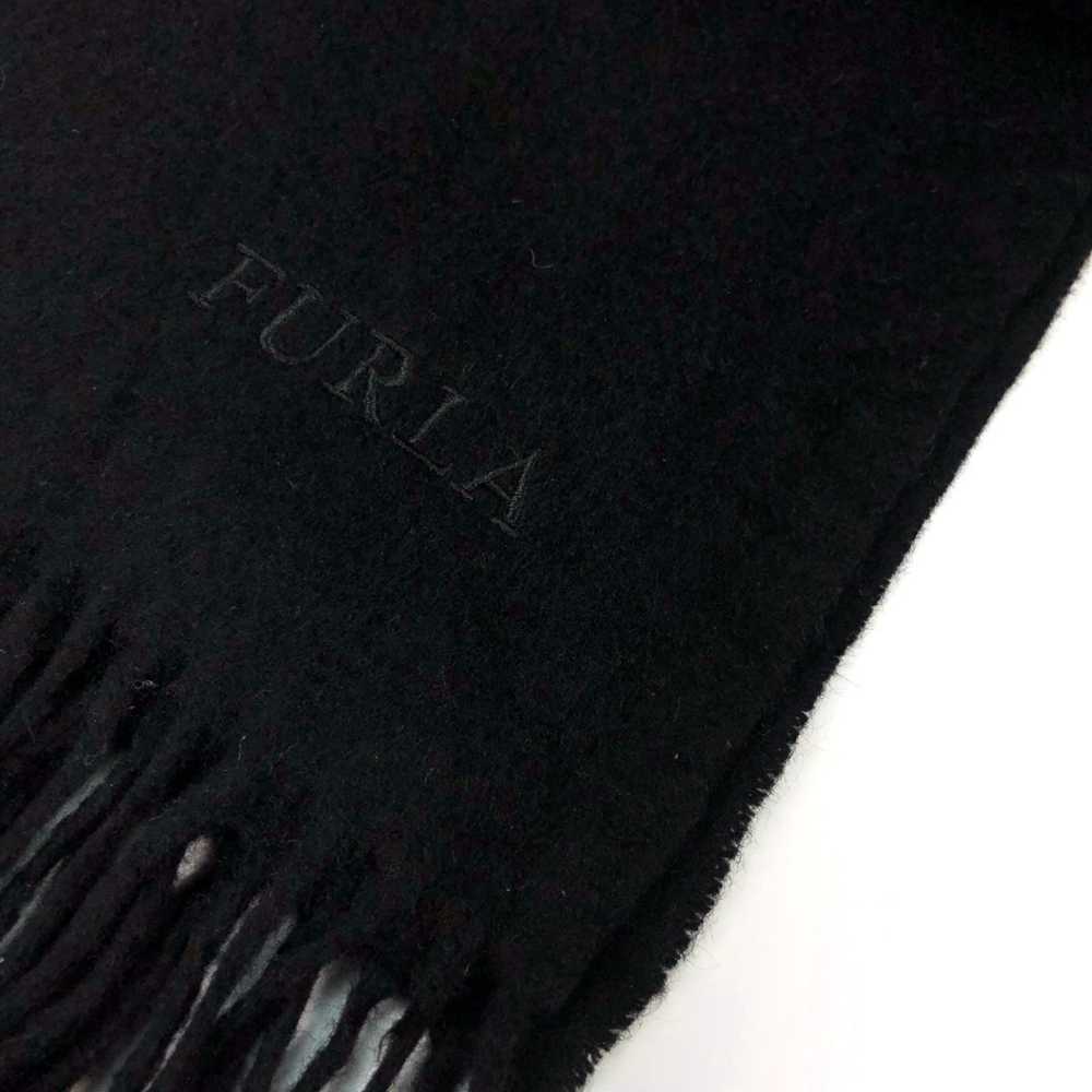 Furla × Other Vintage Furla Black Scarf Muffler - image 4