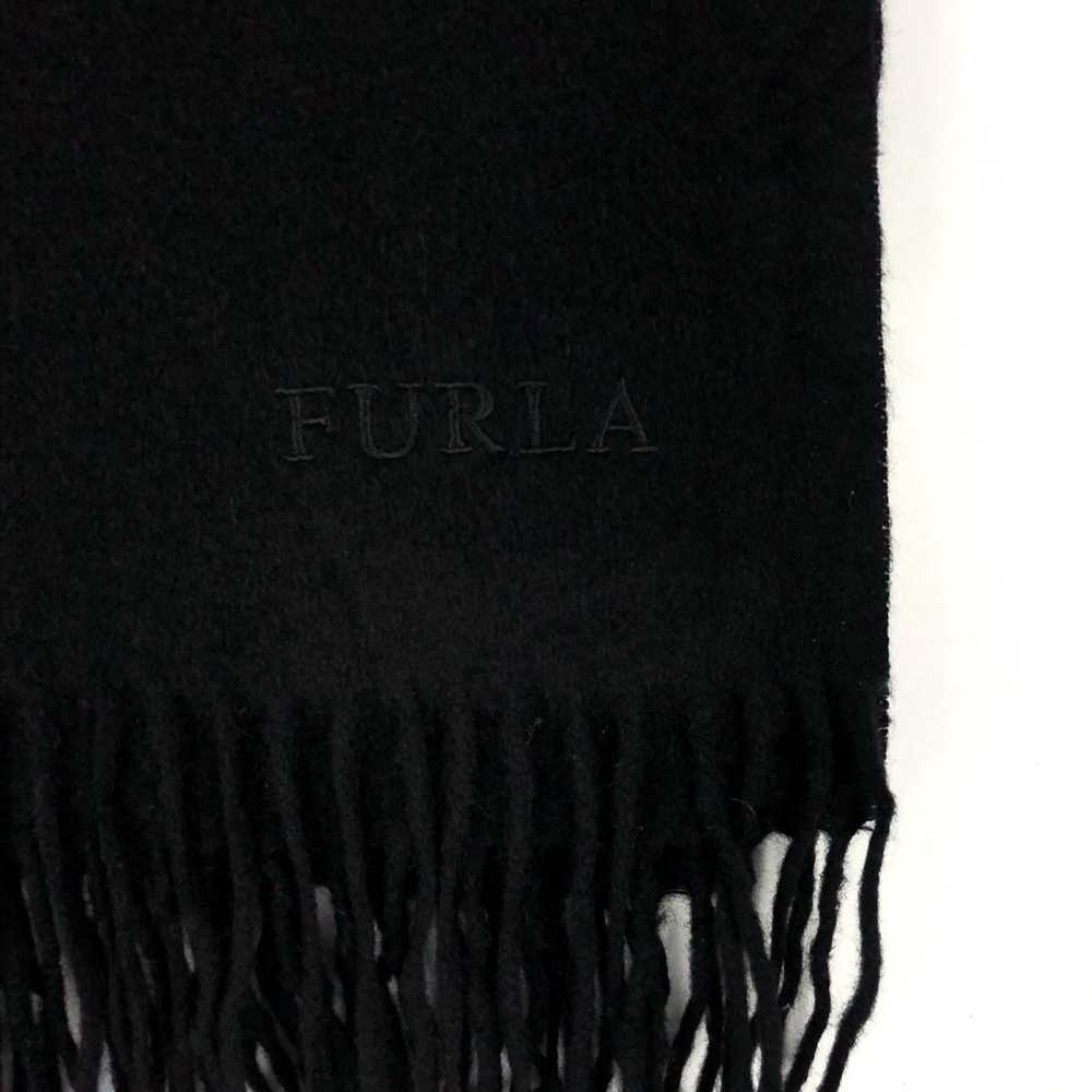 Furla × Other Vintage Furla Black Scarf Muffler - image 5