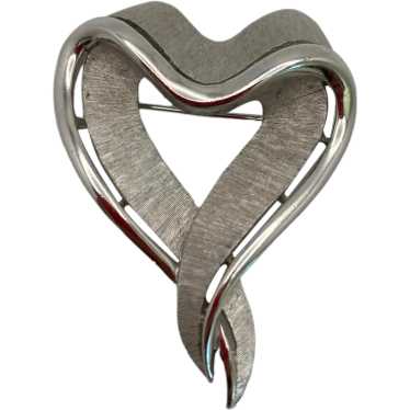 Locket Heart Ribbon Necklace