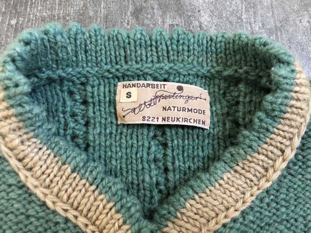 1980s hand knit sweater . Wolkenstricker Bavarian… - image 7