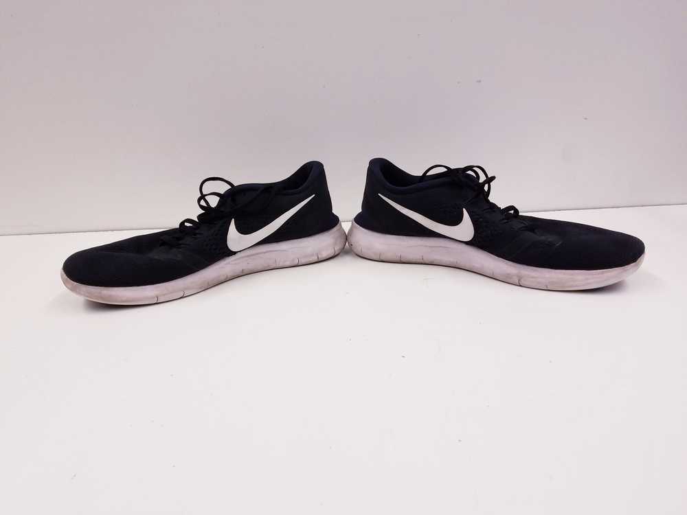 Nike Free RN Black White Men Athletic Sneakers US… - image 2