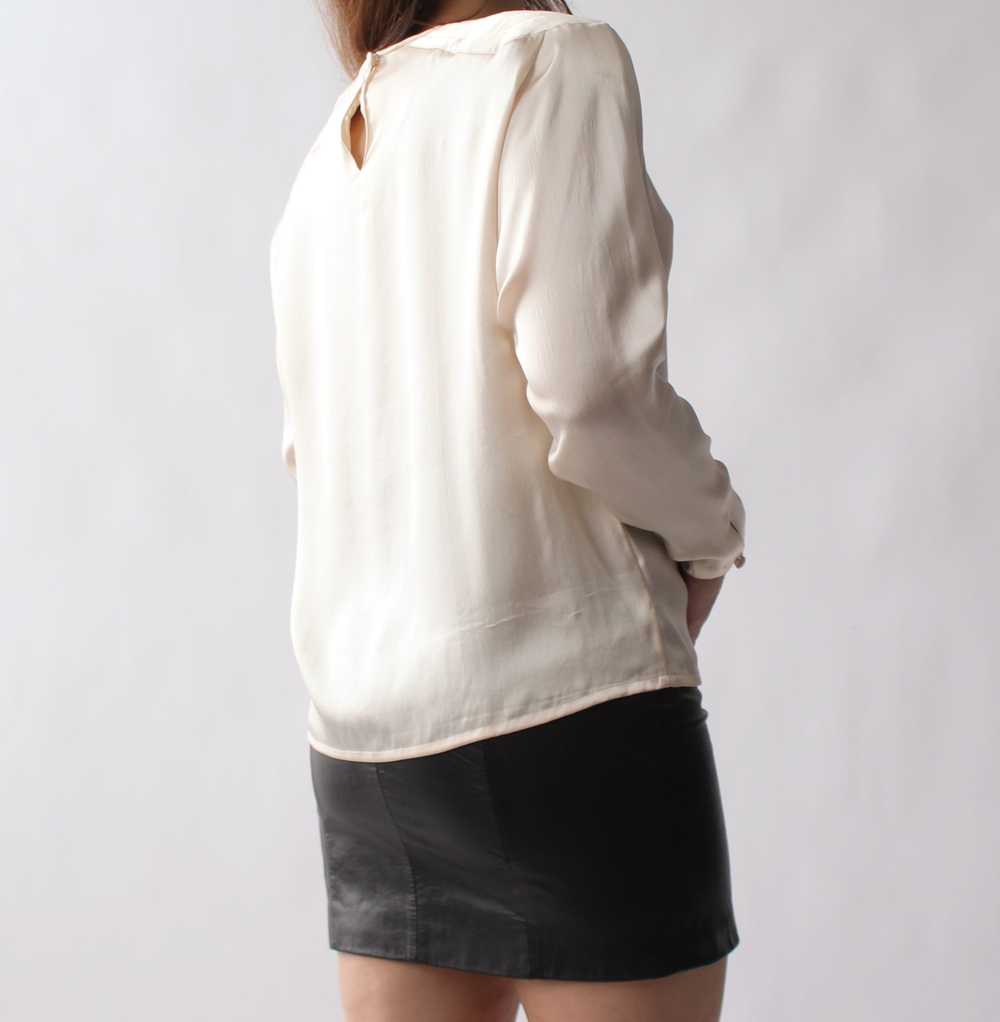 Vintage Oscar de la Renta Silk Blouse - image 7