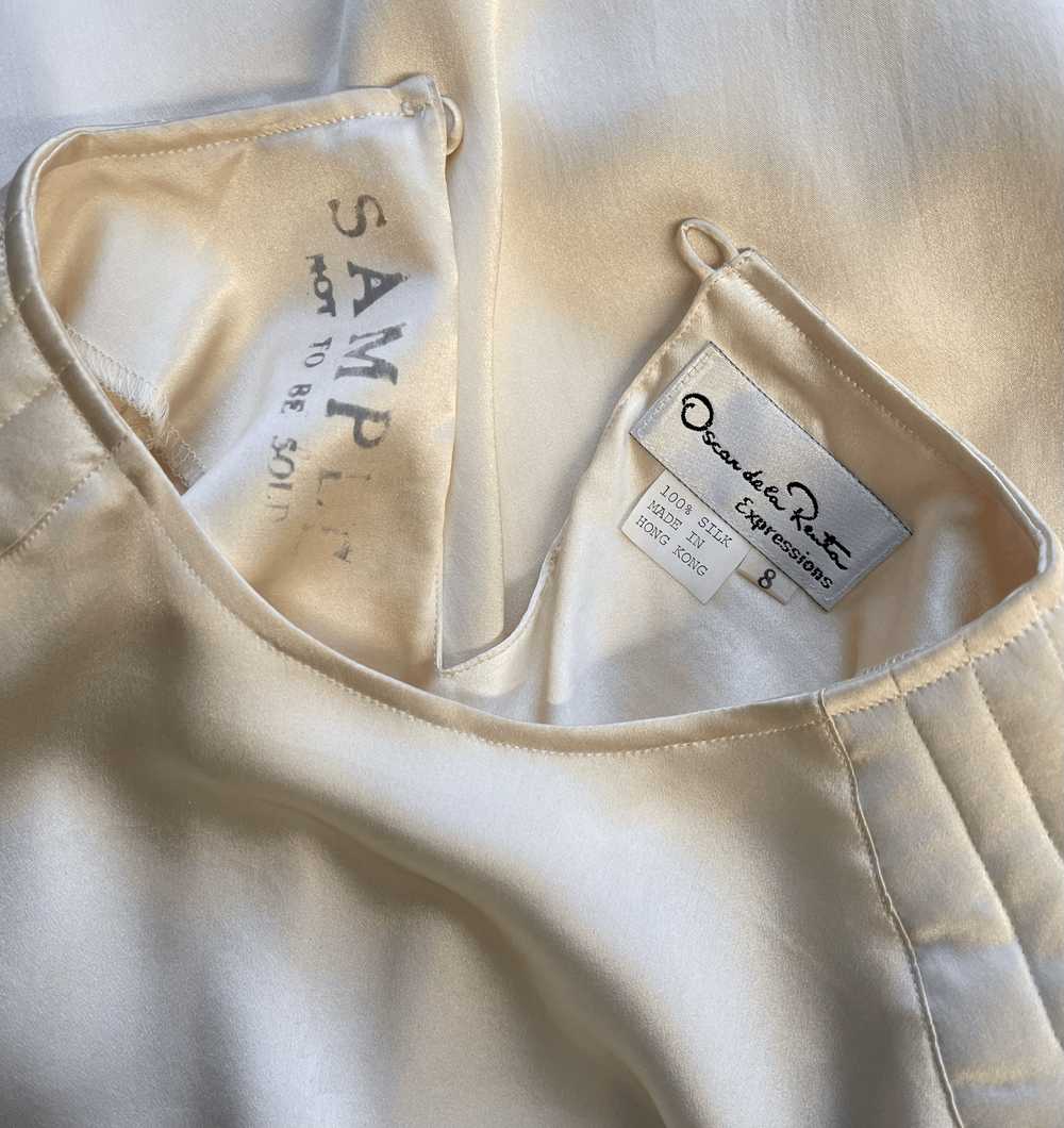 Vintage Oscar de la Renta Silk Blouse - image 9