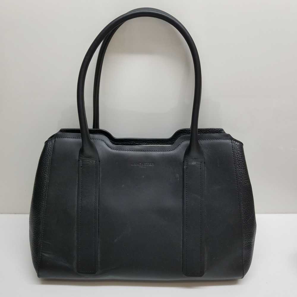 Lancaster Paris black leather tote bag good condi… - image 1