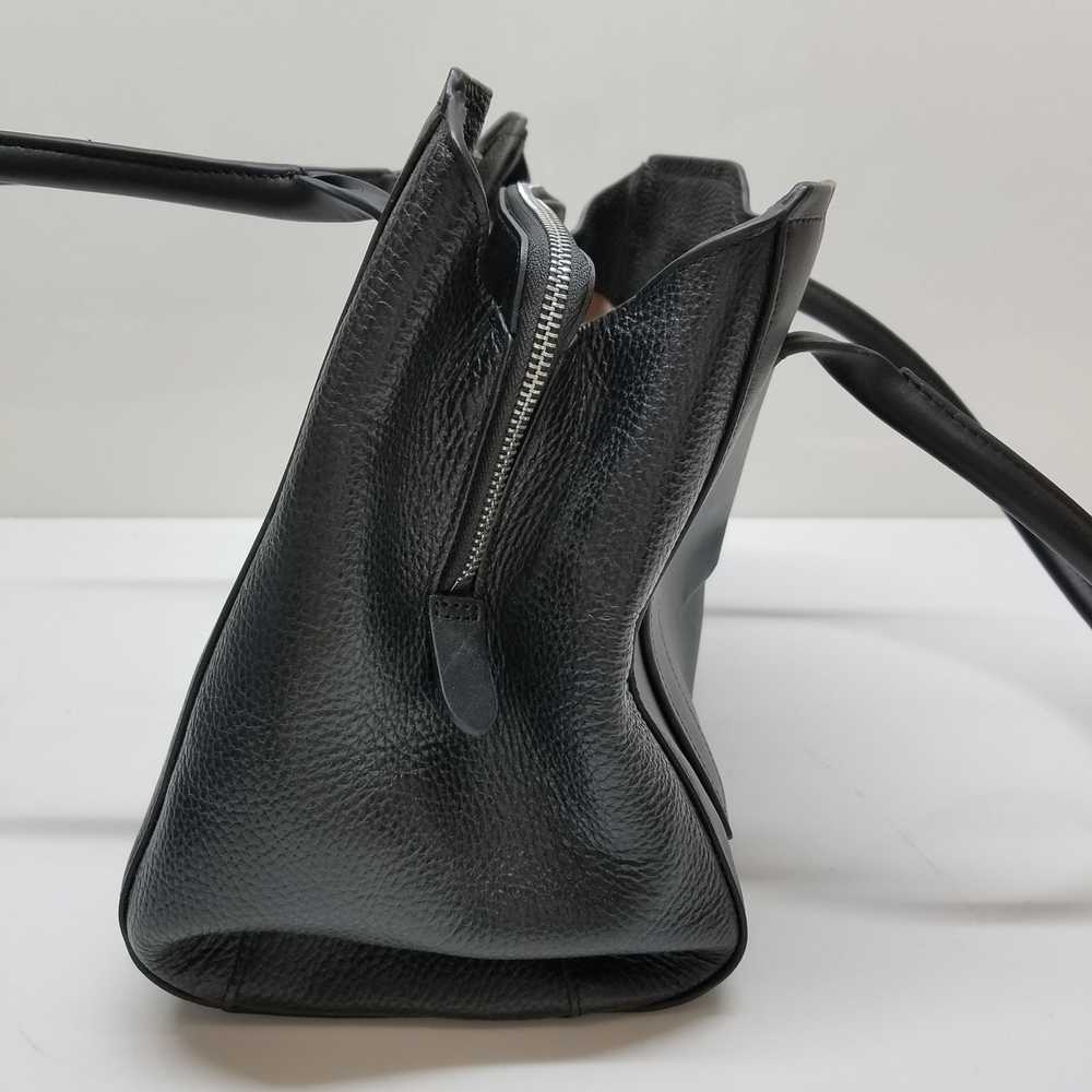 Lancaster Paris black leather tote bag good condi… - image 5