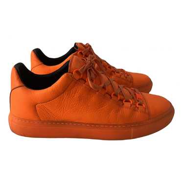 Balenciaga Arena leather low trainers - image 1