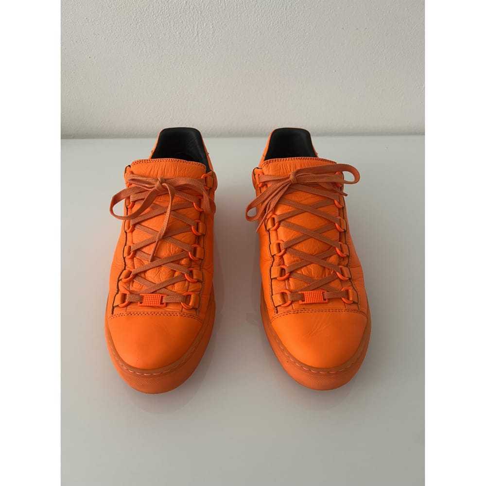 Balenciaga Arena leather low trainers - image 2
