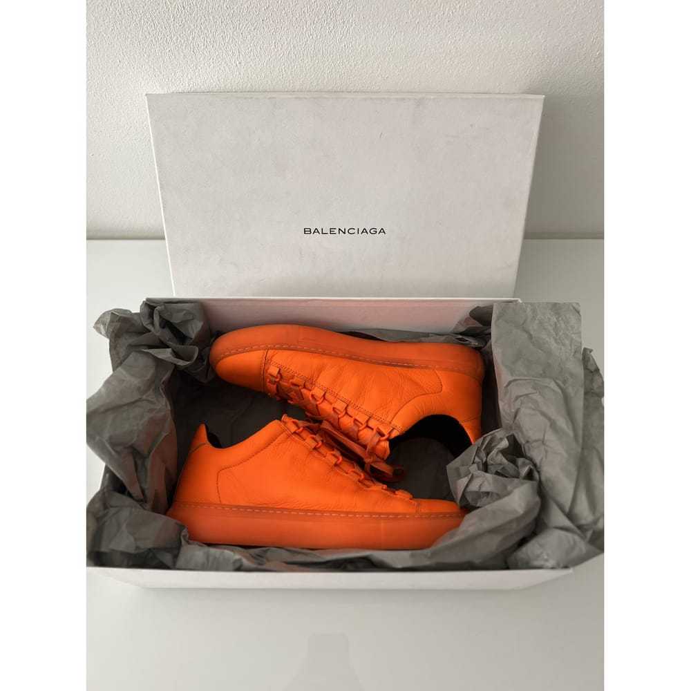 Balenciaga Arena leather low trainers - image 8