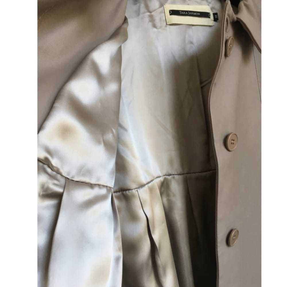 Tara Jarmon Leather short vest - image 4