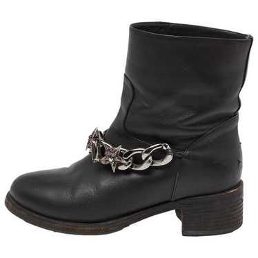 Louis Vuitton Black leather Boots EU41.5 ref.83855 - Joli Closet