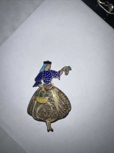 Vintage topazio portugal enameled - Gem