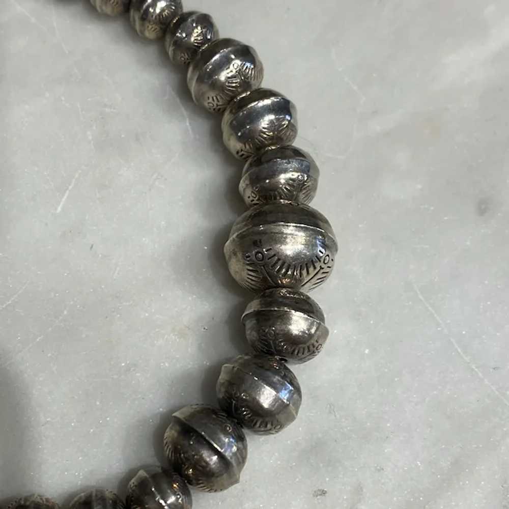 Sterling Silver Navajo Beads - image 4