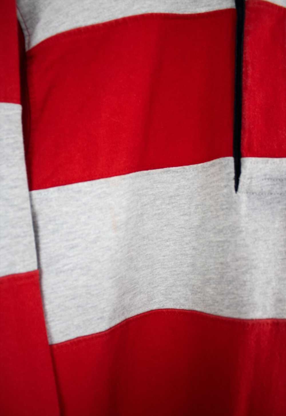 Vintage Kappa Stripped Polo Shirt in Red S - image 2