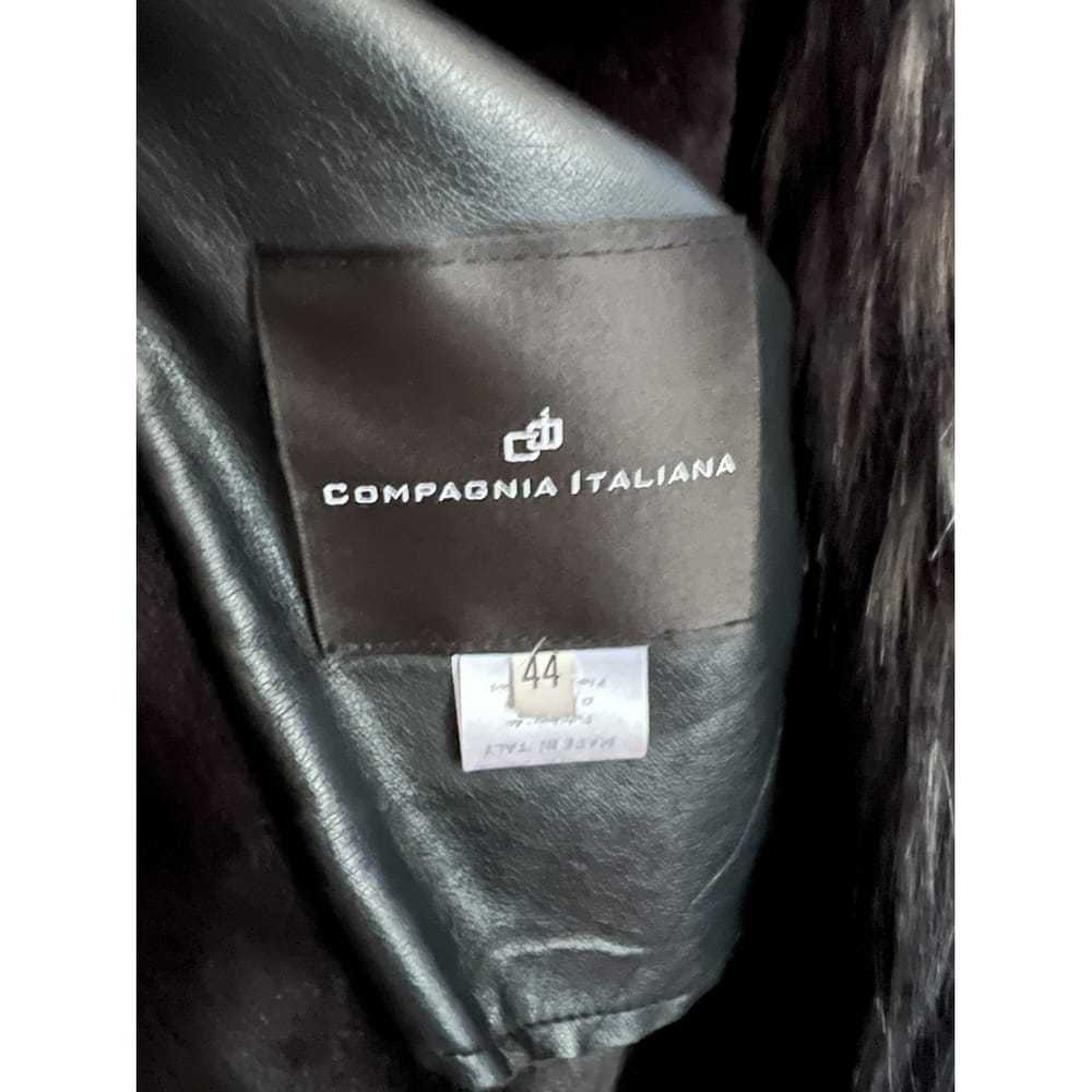 Compagnia Italiana Vegan leather peacoat - image 4