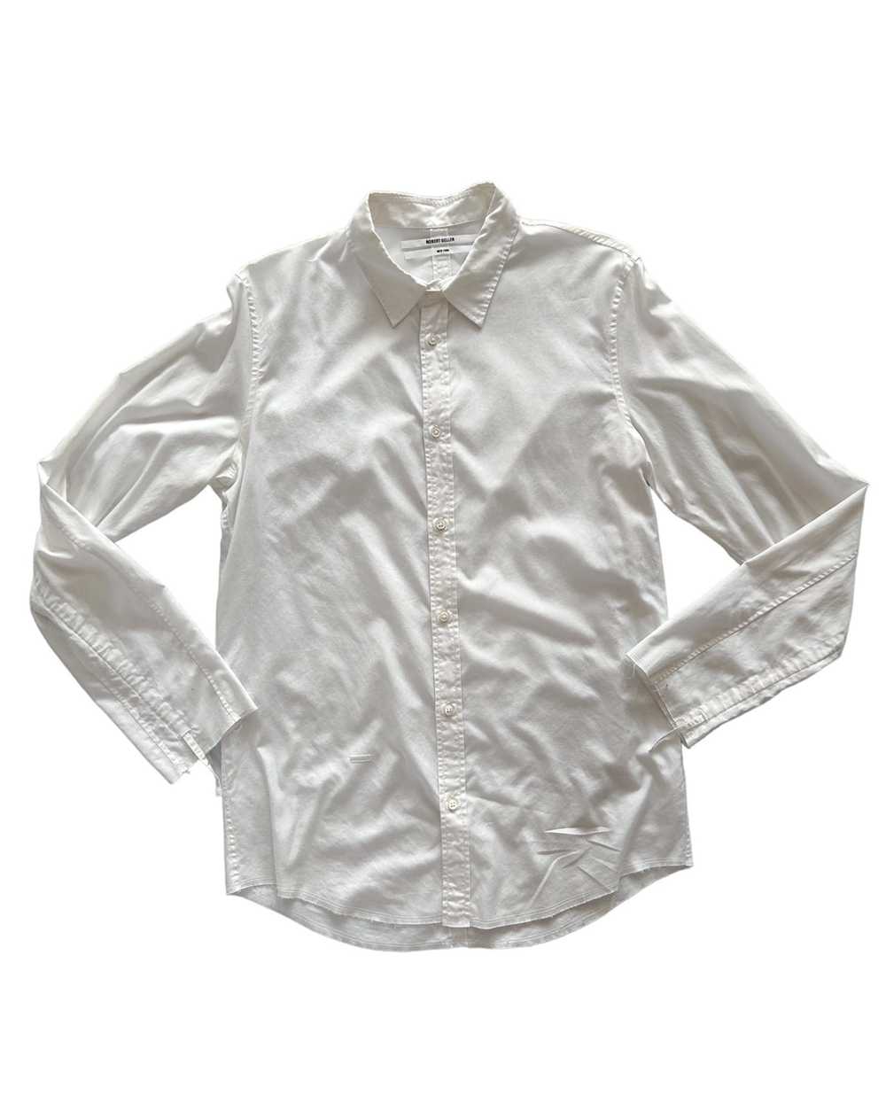 Robert Geller Robert Geller Button-up Shirt w/ Ru… - image 1