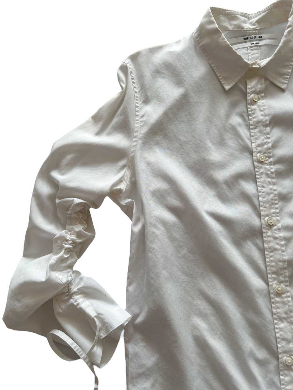 Robert Geller Robert Geller Button-up Shirt w/ Ru… - image 5