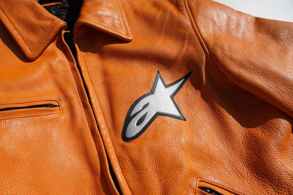 Racing × Vintage Alpinestars Orange Racing Jacket - image 10