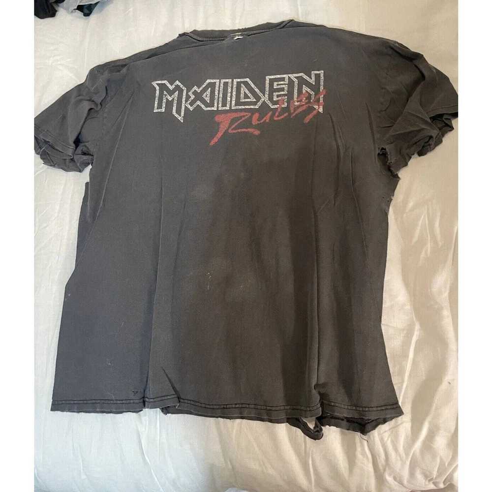 Vintage 1990s Iron Maiden Black Band T-shirt, Metal Collection