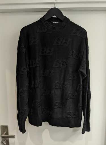 Balenciaga Jacquard knit sweater (tagged S)