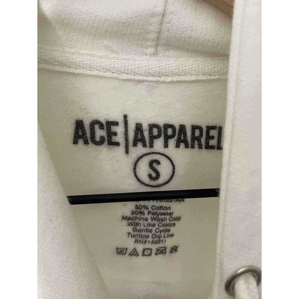 Nasa NEW ACE APPAREL NASA WHITE HOODIE SIZE SMALL - image 7