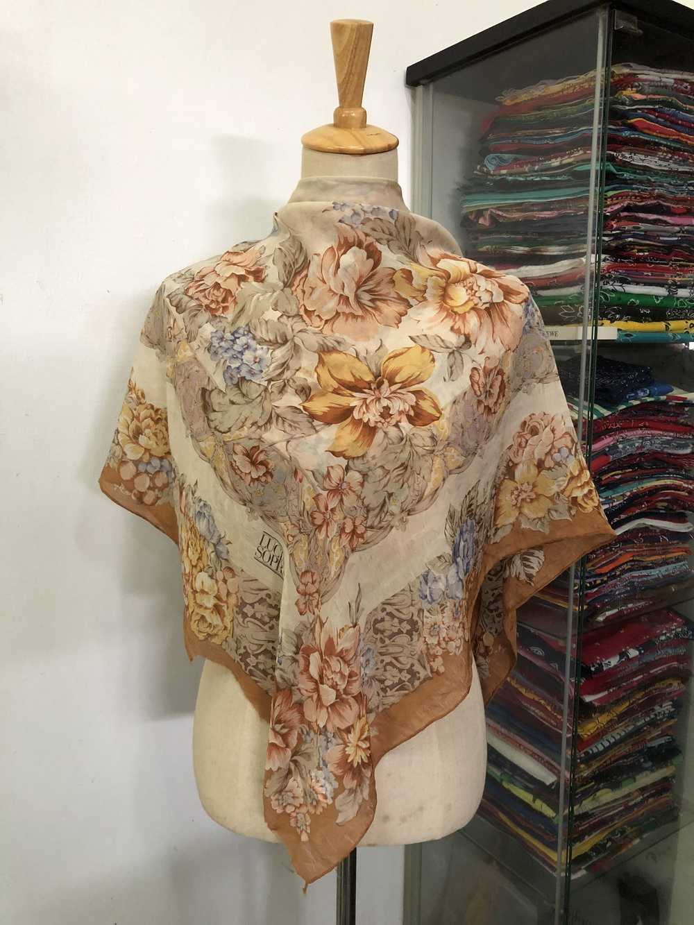 Vintage Vintage Luciano Soprani Silk Scarf - image 1