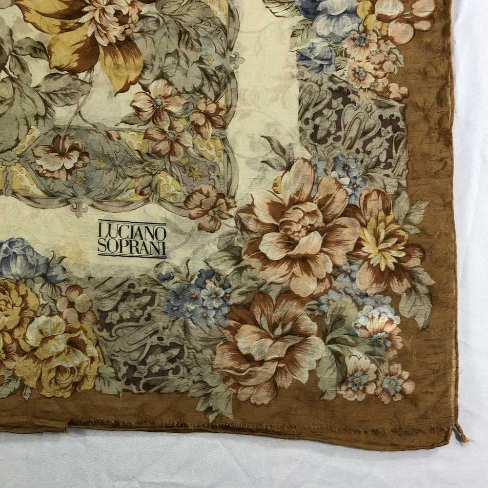 Vintage Vintage Luciano Soprani Silk Scarf - image 4