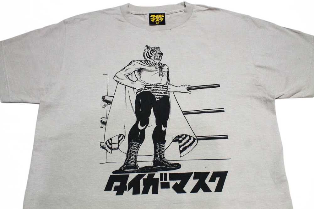 Vintage Vintage 90s Tiger Mask T Shirt Medium Ani… - image 2