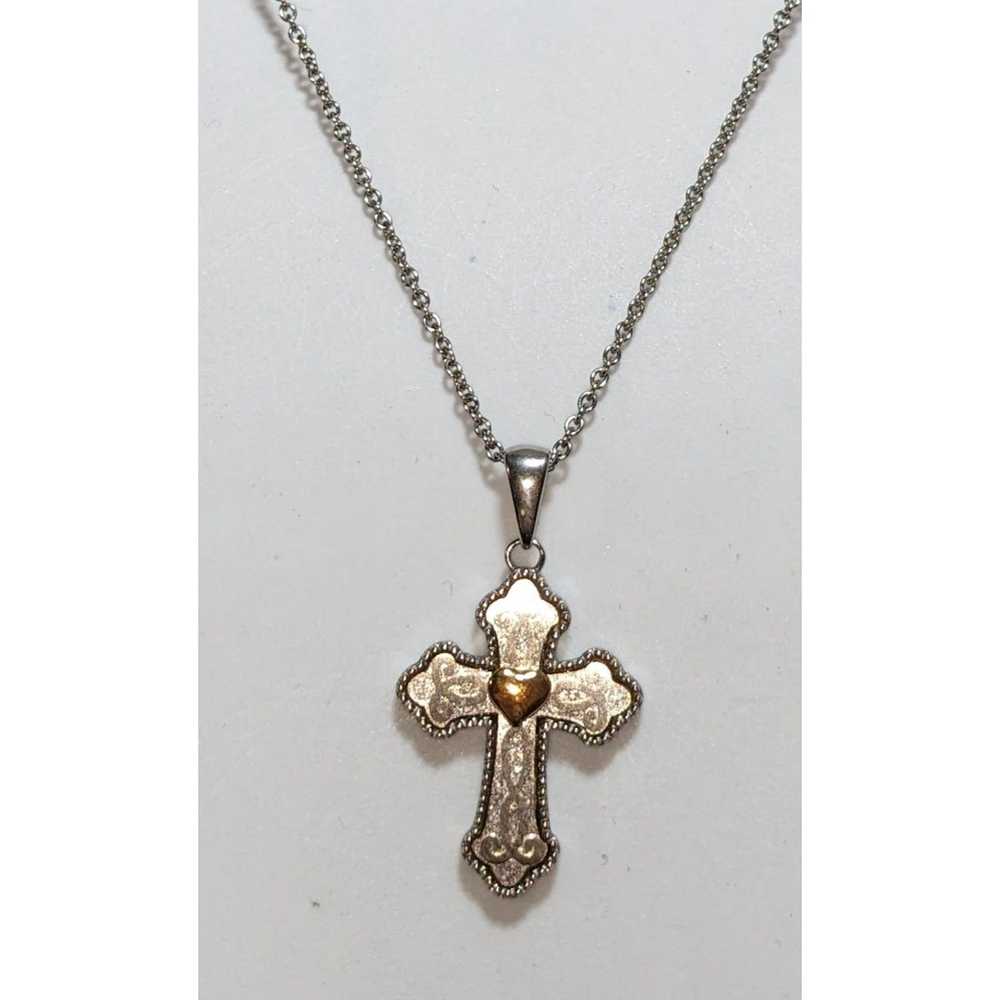 Other JCM Stainless Steel Cross Heart Necklace - image 3