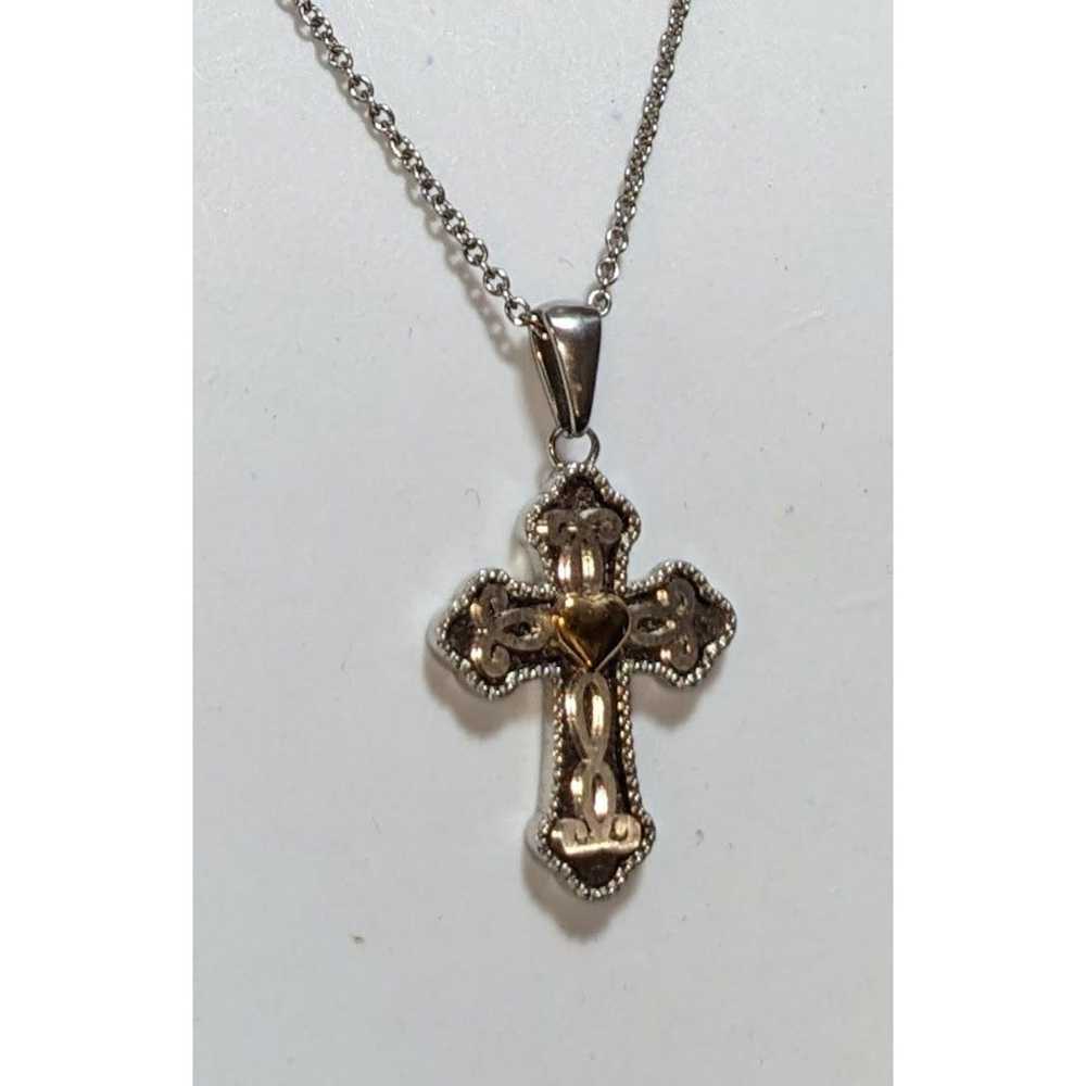 Other JCM Stainless Steel Cross Heart Necklace - image 4