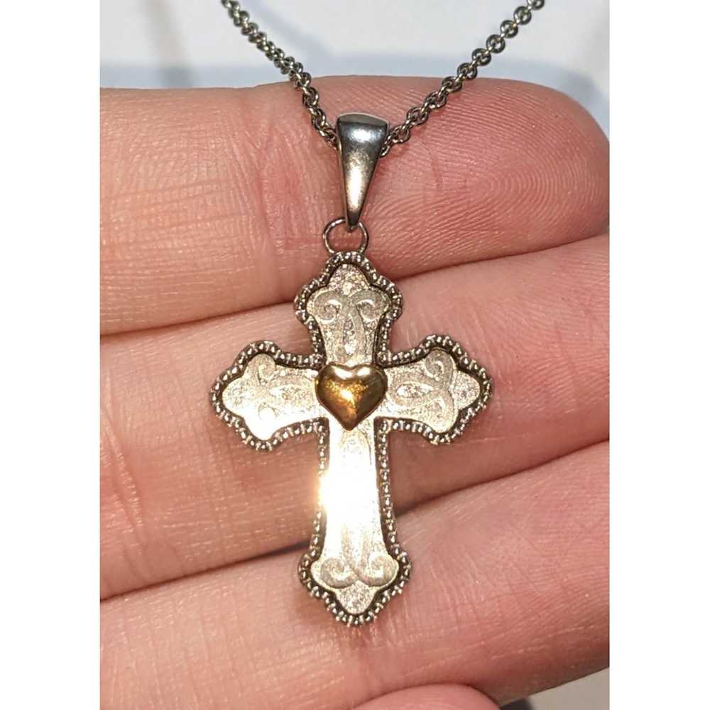 Other JCM Stainless Steel Cross Heart Necklace - image 5