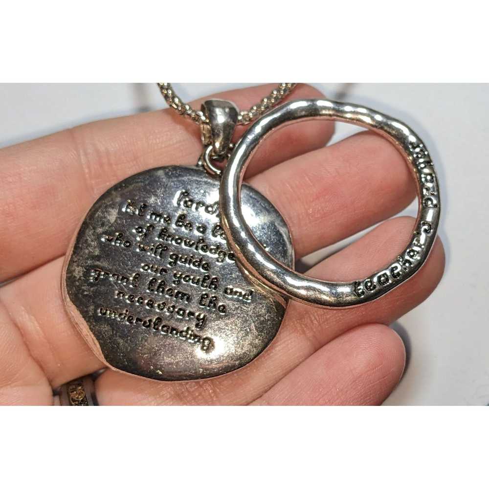 Other Teacher's Prayer Pendant Necklace - image 2