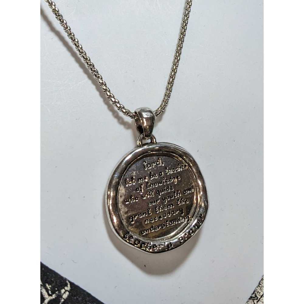 Other Teacher's Prayer Pendant Necklace - image 6