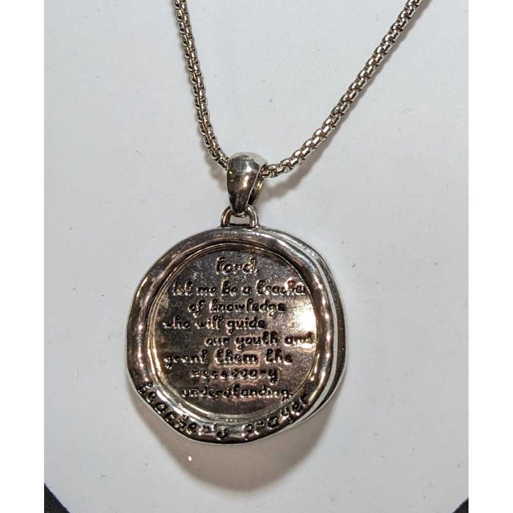 Other Teacher's Prayer Pendant Necklace - image 7