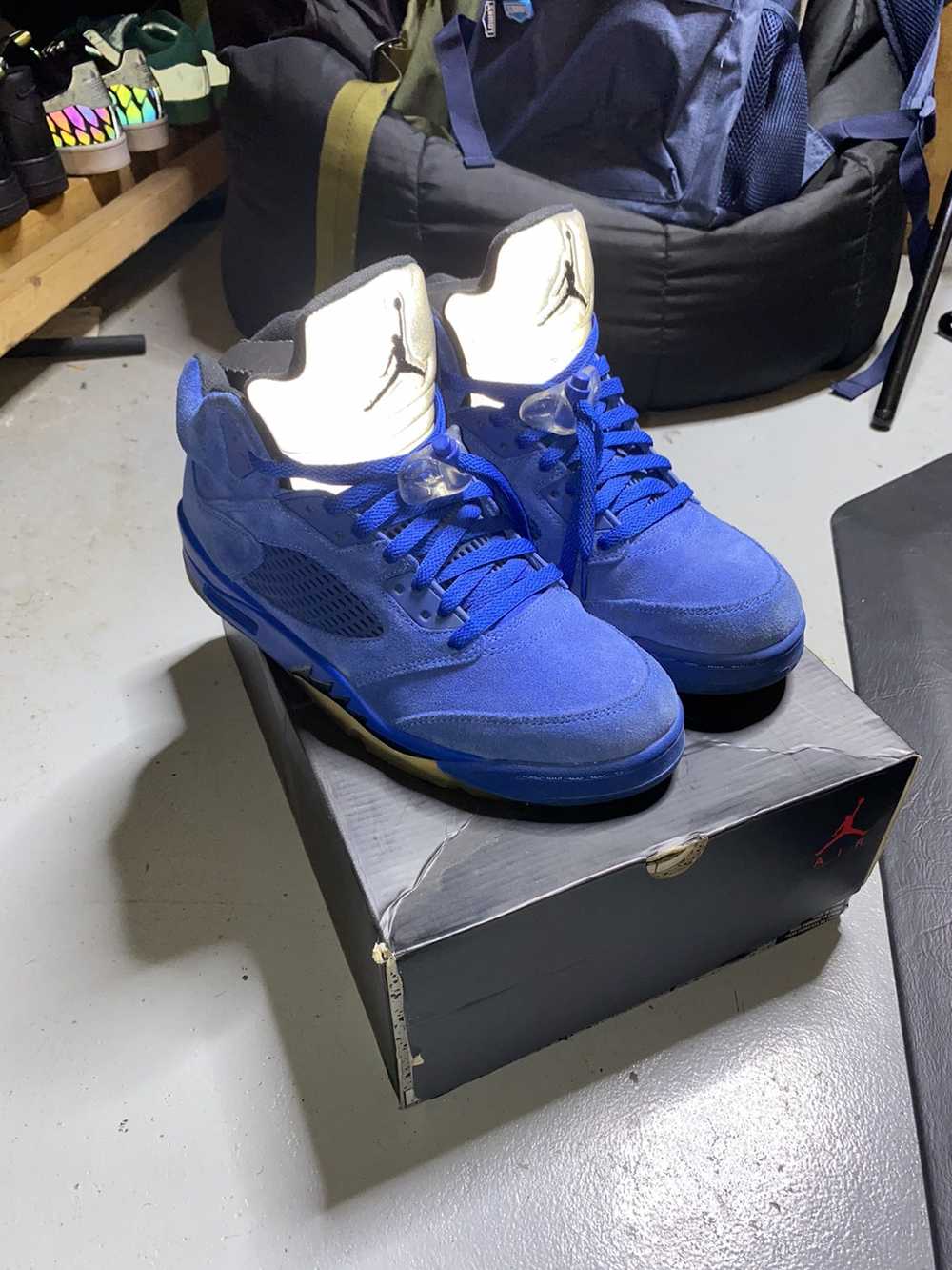 Jordan Brand Jordan 5 blue suede - image 1