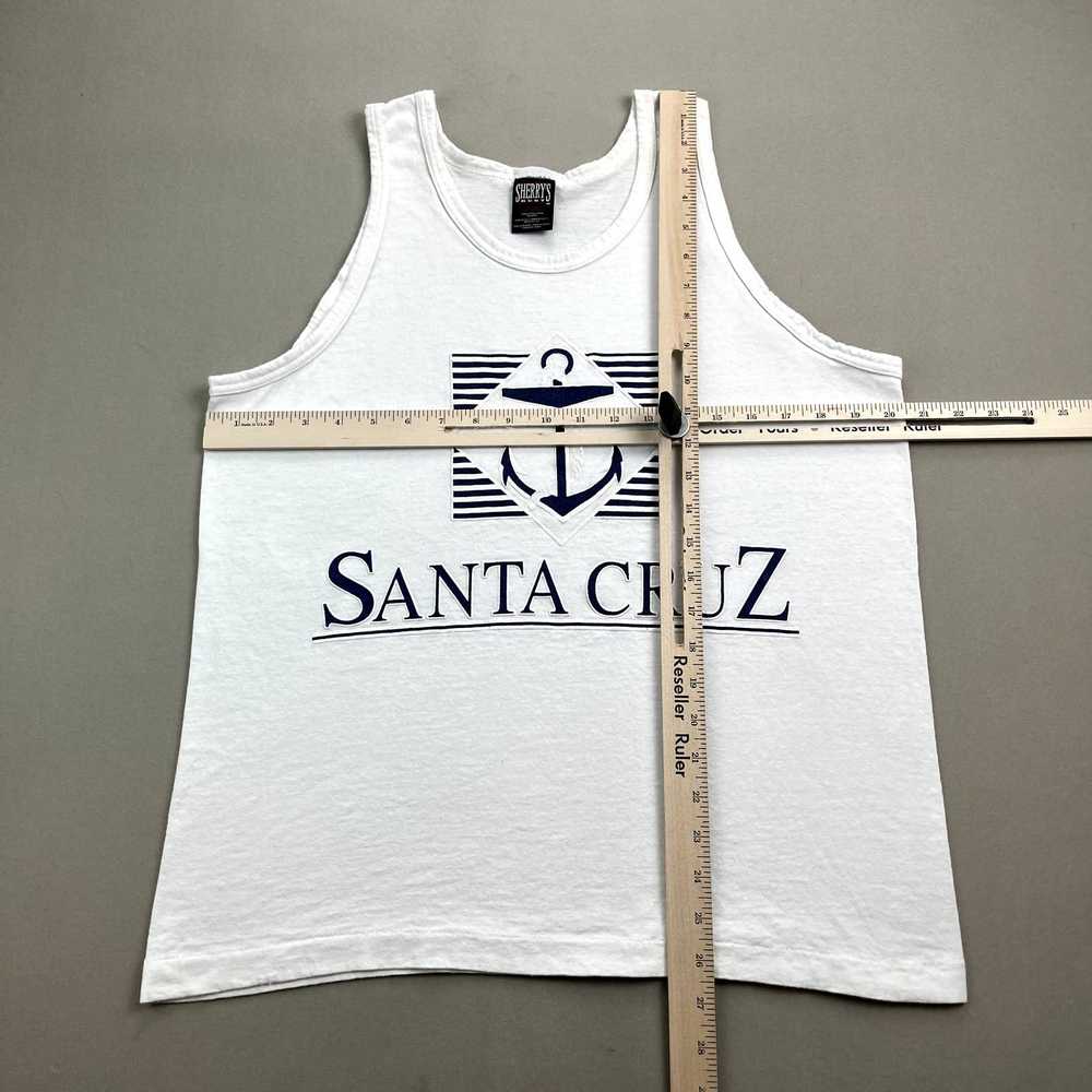 Vintage Vintage Santa Cruz Tank Top Medium White … - image 7