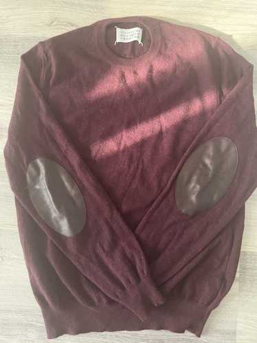 Maison Margiela Knitwear  Mens/Womens Elbow Patch Sweater Nude - DLONGMEDIA