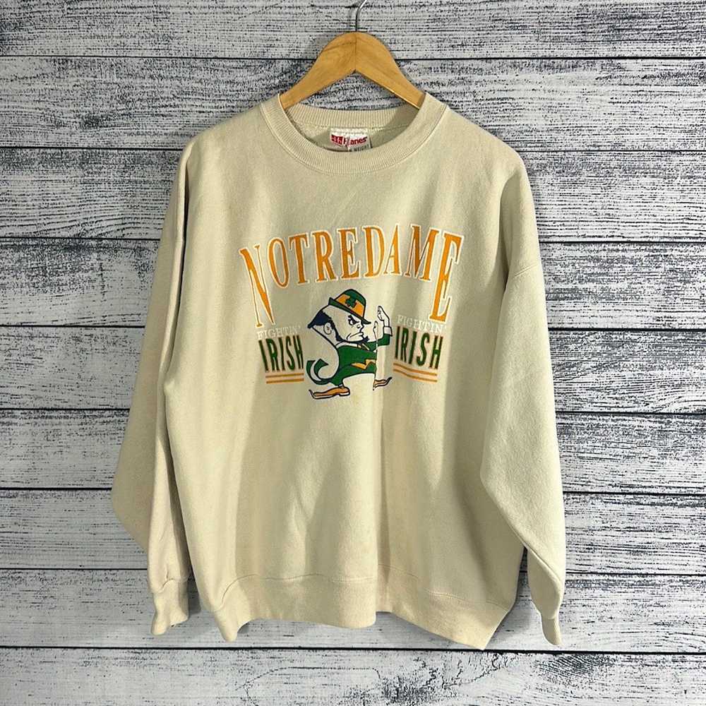 Hanes × Ncaa × Vintage Vintage Hanes Notre Dame C… - image 1