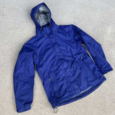 Vintage LL Bean Womens Stowaway Jacket Large Blue/Teal Gore-tex