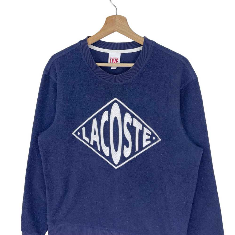 Lacoste × Vintage Lacoste Embroidered Big Logo Sw… - image 2