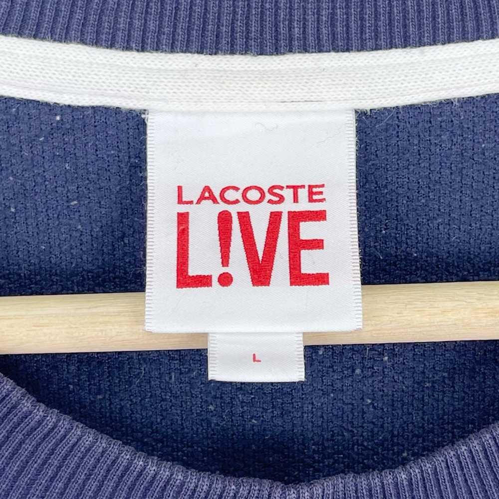 Lacoste × Vintage Lacoste Embroidered Big Logo Sw… - image 9
