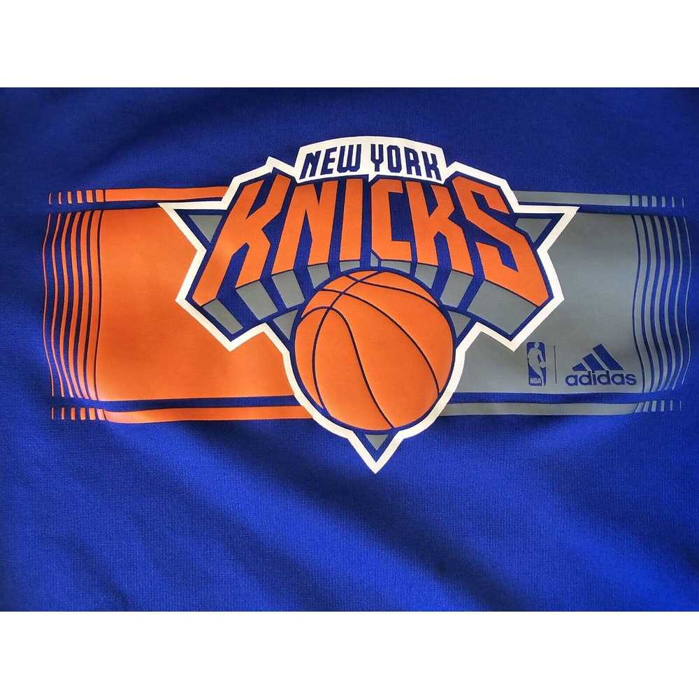 Adidas New York Knicks adidas Hoodie sz M Logo Ho… - image 2