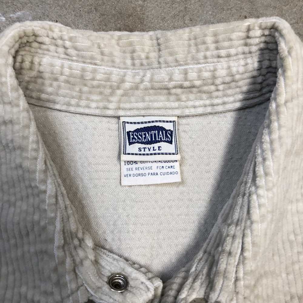 Streetwear × Vintage Vintage Corduroy Button Shir… - image 2
