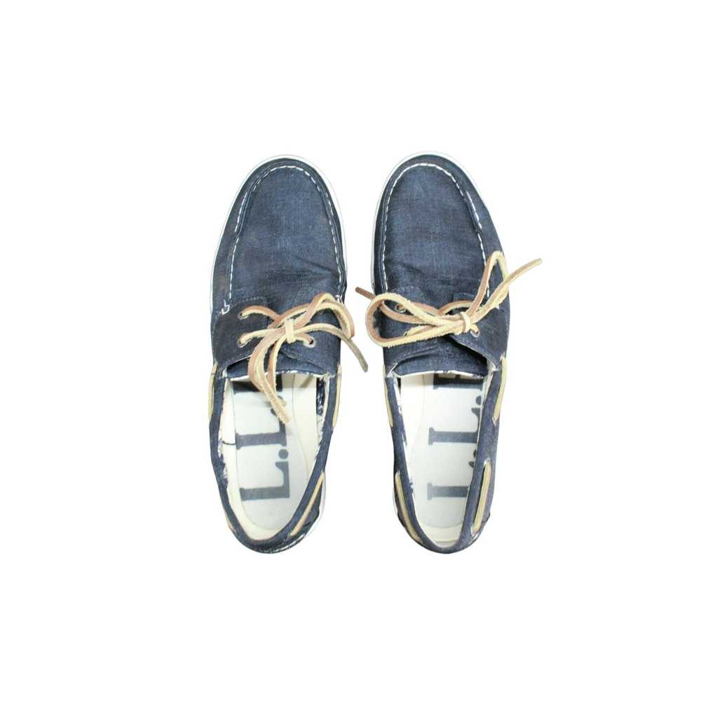 L.L. Bean LL Bean Sunwashed Men's Canvas Lace Up … - image 7