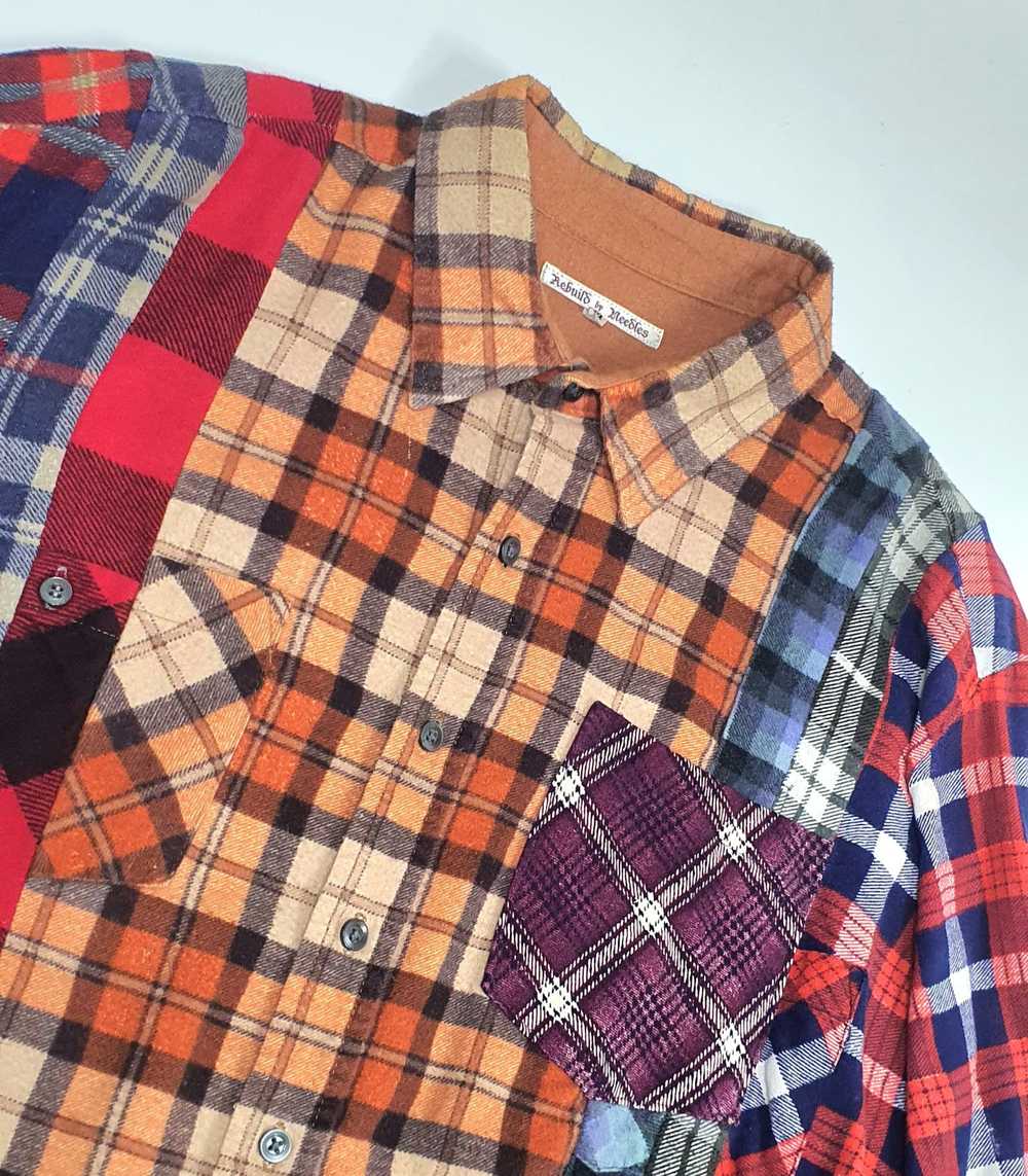 Needles Rebuild by Needles 7 Cuts flannel shirt - image 3