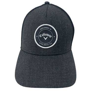 Callaway Callaway Golf Gray Black Trucker Hat Mes… - image 1