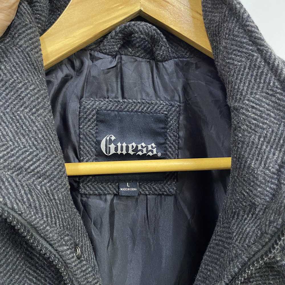 Guess GUESS Wool Blend Herringbone Tweed Jacket - image 12