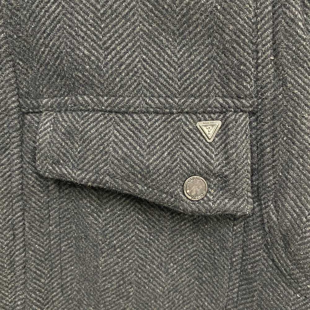 Guess GUESS Wool Blend Herringbone Tweed Jacket - image 7