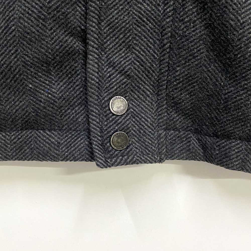 Guess GUESS Wool Blend Herringbone Tweed Jacket - image 9