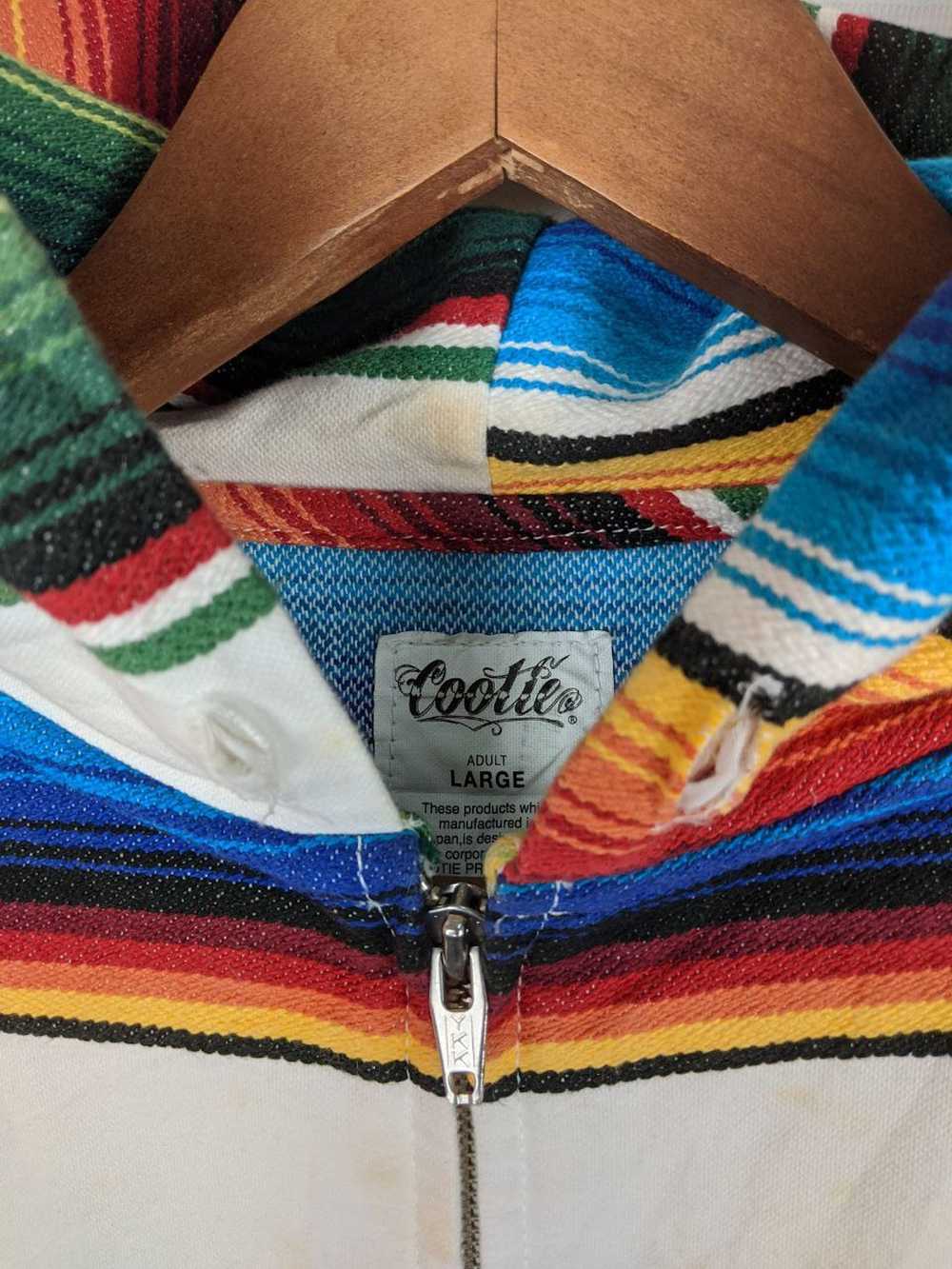 Japanese Brand cootie production rainbow jacket - image 3